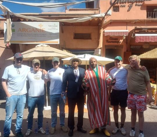 Meeting local artisans in the souks