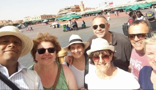 Selfie at Jemaa el-Fna square