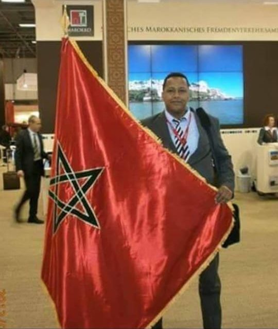 Representing Morocco at a tourism fair