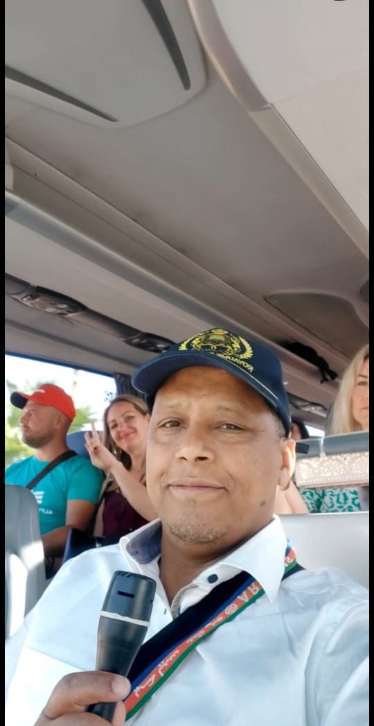 On the road with the group