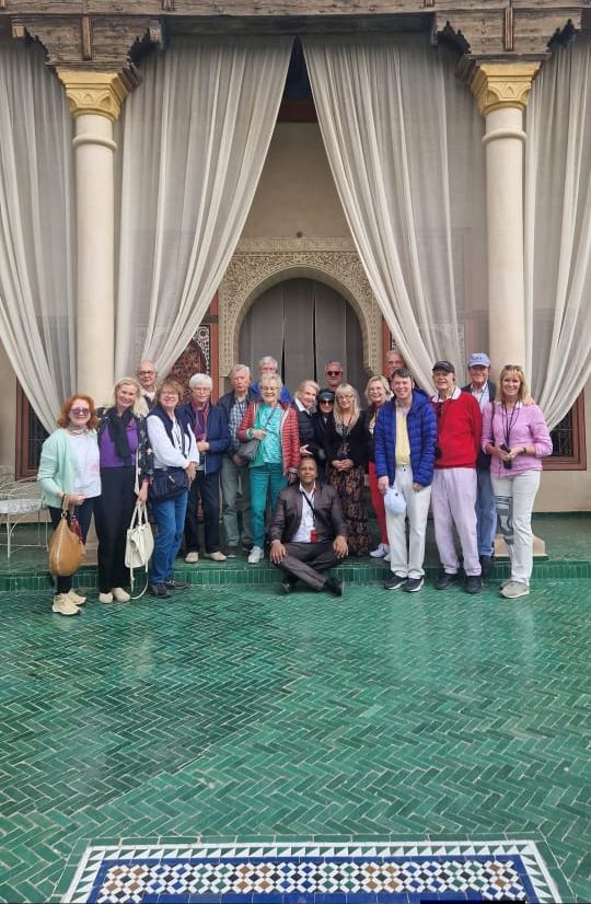 Full group at Bahia Palace