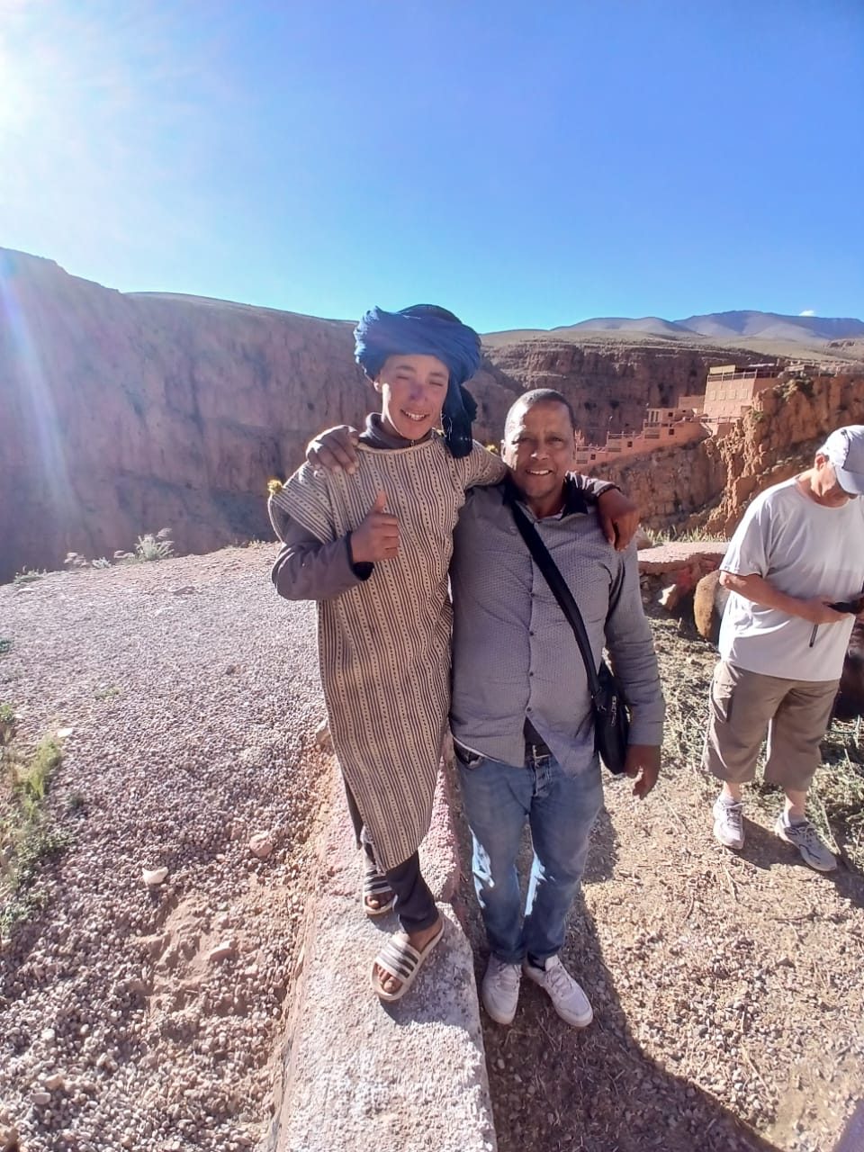 High above the Dades Gorge